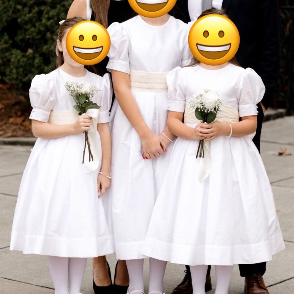 Flower girl dress—handmade from Etsy! Fits 8/9